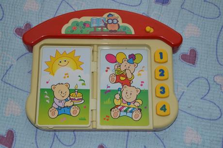 Plastová knížka hračka se zvuky,