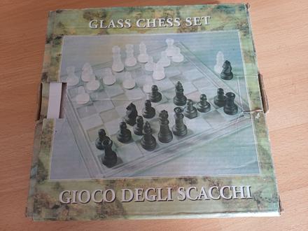 Skleněné dekorativní šachy, 