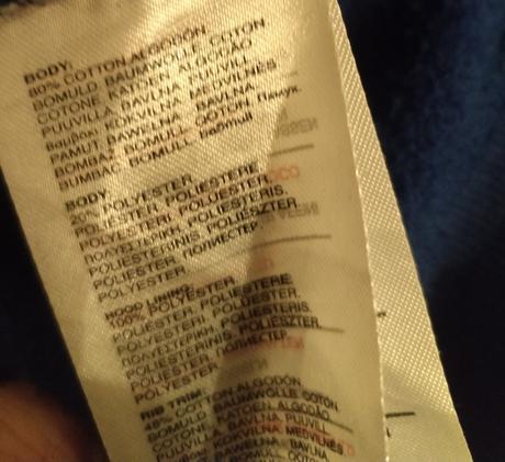 Teplá mikina crosshatch vel.m-l, l