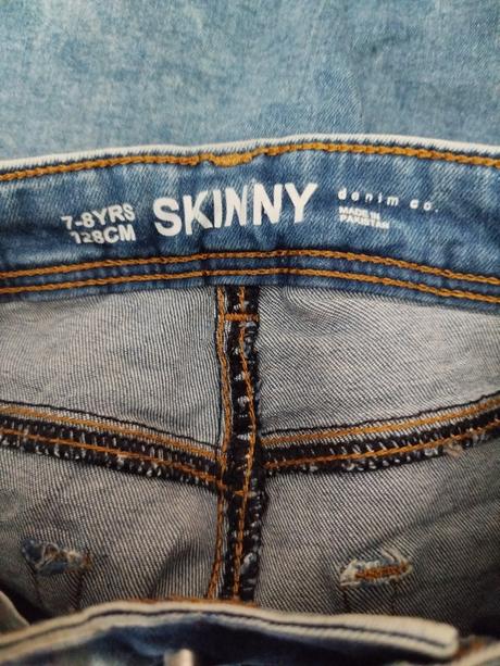 Kraťasy zn. denim co vel.128, denim co,128