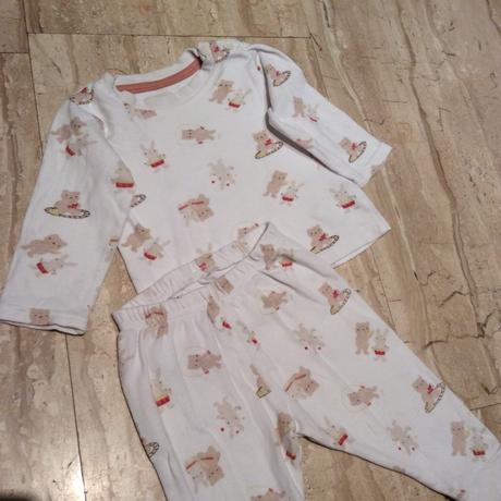 Bavlněné pyžamo se zvířátky, primark,74