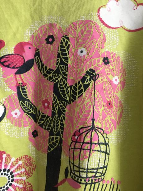 Vel. 110 limetové triko s obrázkem, 110