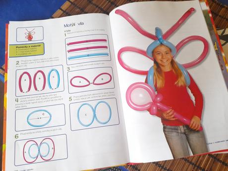 Kniha tvoření z gumových balónků dětská,