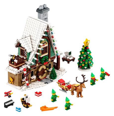 Vánoční lego creator 10275 elfí domek, 