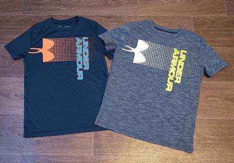2 ks sportovní trička under armour vel.ymd 137/147, under armour,134