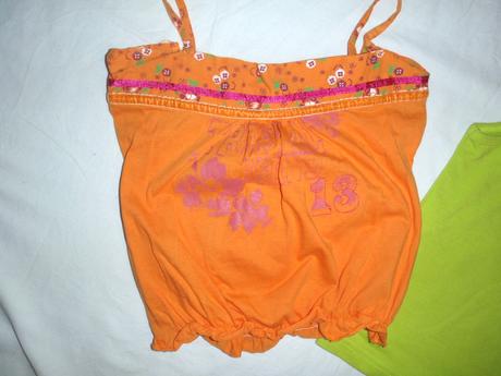 Krátké lambádové letní topíky nad pupík, st. bernard,128