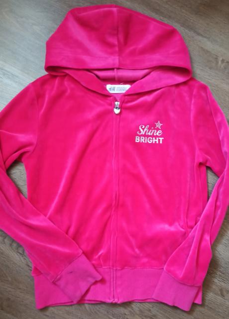 Sametová mikina hm, h&m,146