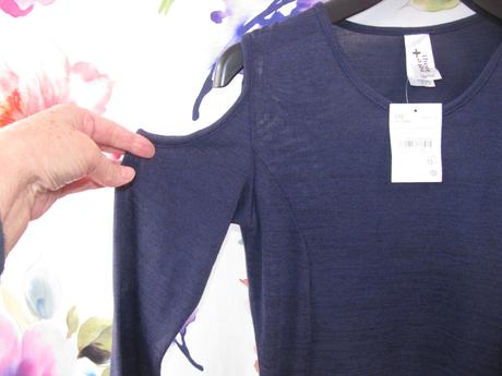 Dívčí tmavě modré pružné šaty, c&a,164