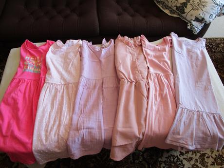 6x pěkné dívčí letní šaty, vel. 140-146, primark,140