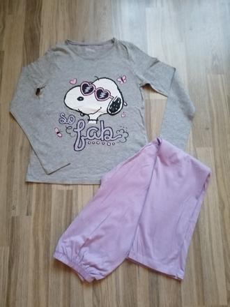 Pyžamo, peanuts,134 / 140