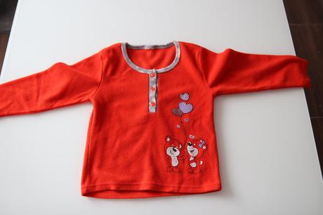 Dívčí teplé pyžamo, 122