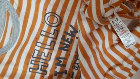 Letní bavlněný overal s krátkým rukávem, vel.74/80, george,74