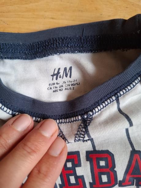Pyžama chlapecká hm vel 86/92, h&m,86