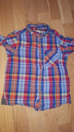 Kostkovaná košile 104 mothercare, mothercare,104