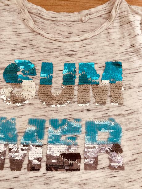 Tricko s napisem summer in 146/152, c&a,146