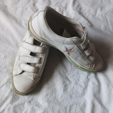 Bílé boty conversky, converse,37