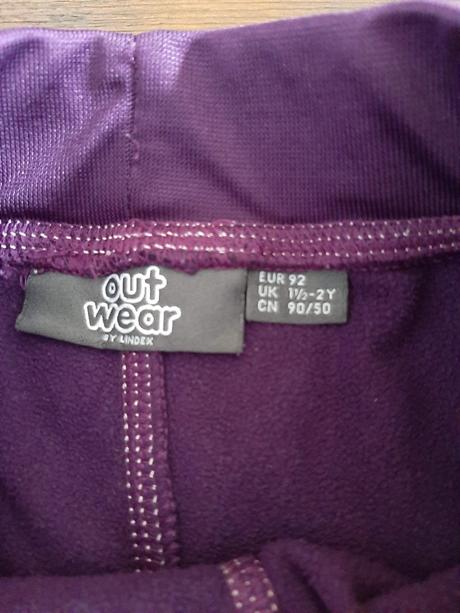 Fialové fleecové tepláky lindex 92, lindex,92