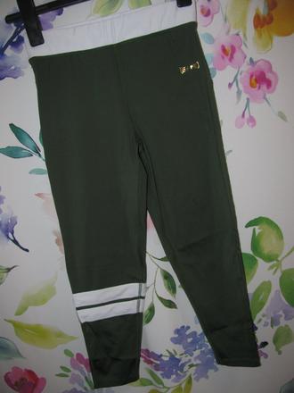 Elastické tmavě zelené 7/8 legíny usa pro, usa pro,158