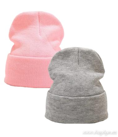 Jednobarevná čepice beanie, 