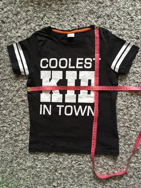 Černé tričko s kr.rukávem lindex (vel. 128/134), lindex,134