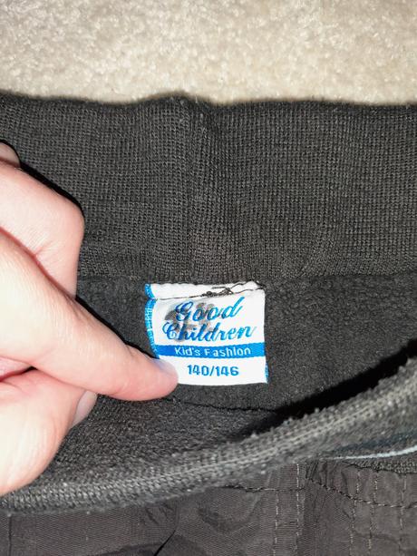 Zateplené šusťákové kalhoty, vel. 140/146, good children,140