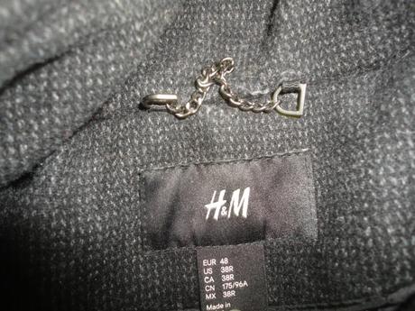 Luxusní kabát hm, vel. 48, h&m,48