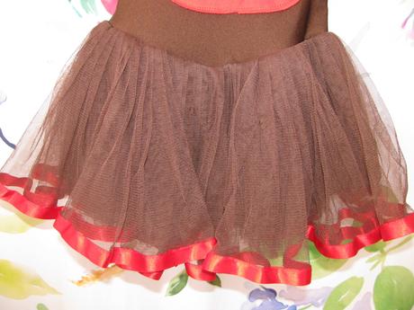 Taneční,baletní dres s tylovou sukní v.116/122, 122