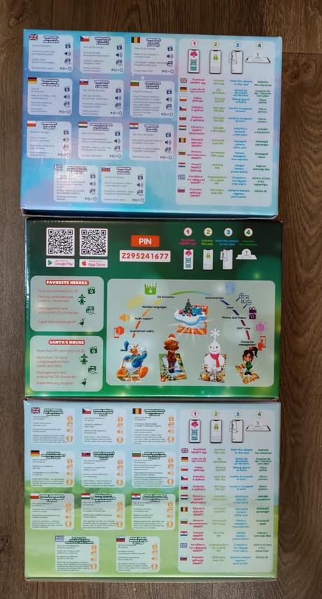 3x interaktivní karty smarty 4d, 
