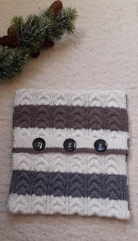 Pletený povlak na polštář chunky knit, 