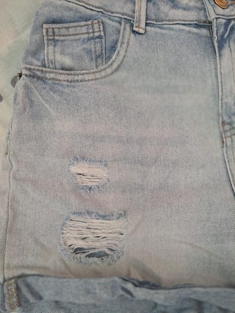 Trhané džínové kraťasy, reserved,164