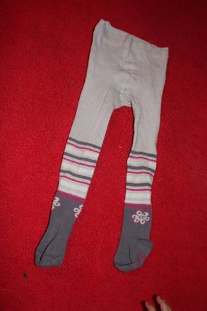 Dívčí punčocháče květy, proužky vel. 86 - 92, 86