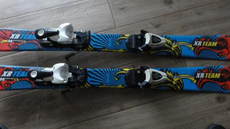 Dět. lyže tecno pro xr team 90 s vázáním, 90-99 cm
