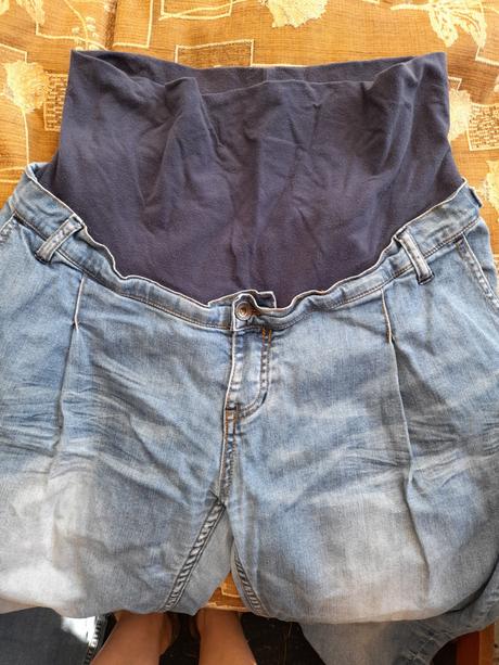 Těhotenské rifle, džíny esprit maternity, kalhoty, esprit,xxl