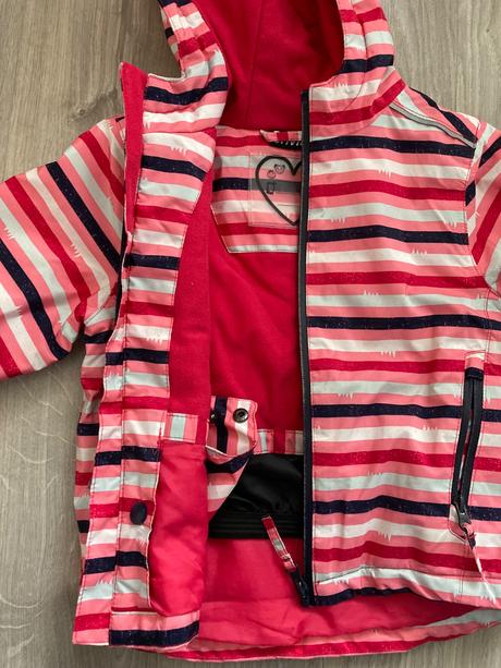 Zimní pruhovaná bunda, crivit,98