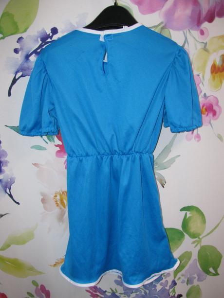 Karnevalové modré šaty -zdravotní sestřička, 