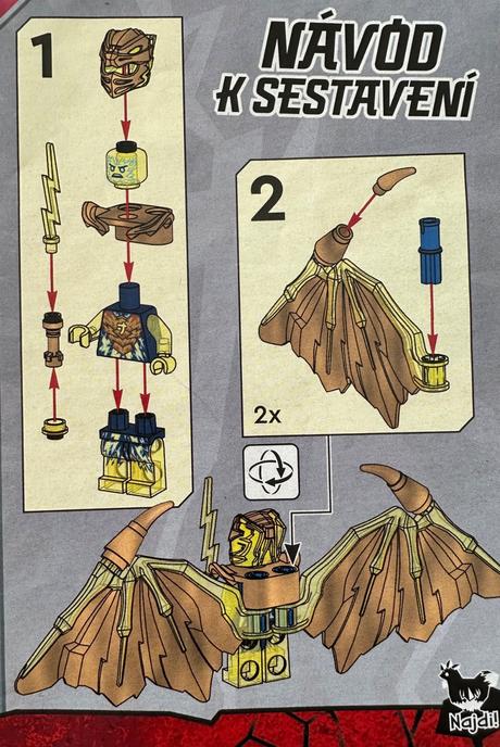 Lego ninjago 892302 zlatý dračí jay, 