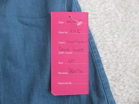 Krásné šatičky z tenké letní džínoviny, 68