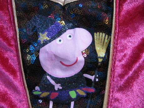 Kostým - šaty čarodějný peppa pig,