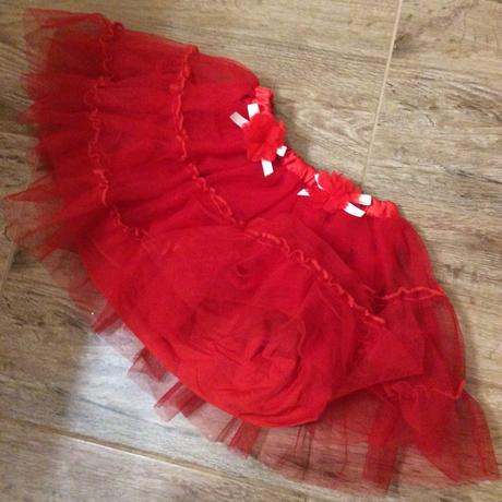 Slavnostní tylová sukýnka s mašličkami, 92