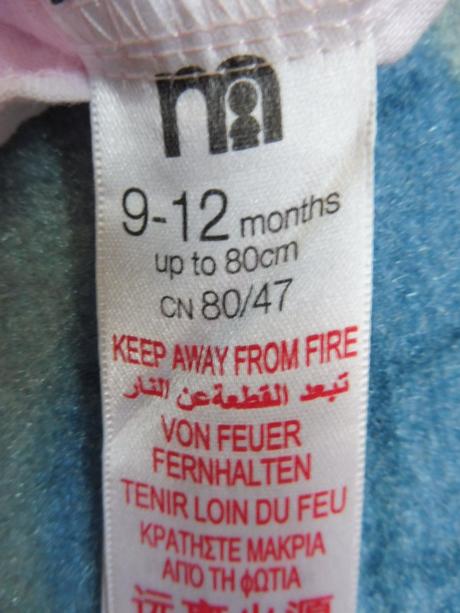 Tříčtvrteční kraťasy, mothercare,80