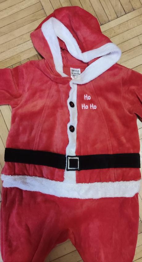 Overal mikuláš - santa claus - vel. 12-18 m, tesco,86