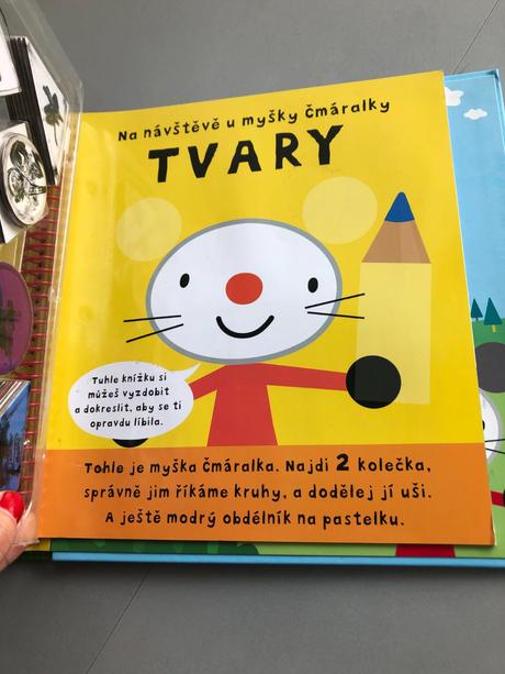 Myška čmáralka tvary+vybarvi vlastní puzzle puzzle, 