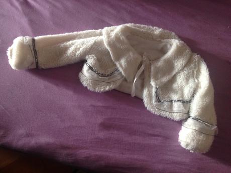 Dívčí chlupaté bolerko vel. 98 - 104, 98