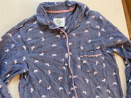 Košile / pyžamový kabátek s koníky, vel xxs/xs, lo, xs