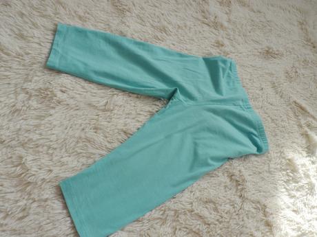 134/140 tyrkysove 3/4 leginy tchibo, tchibo,134