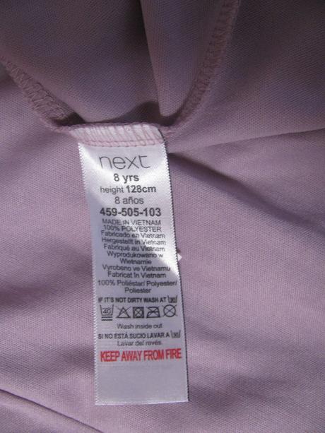 Společenské šedofialové šaty s plisovanou sukní, next,128