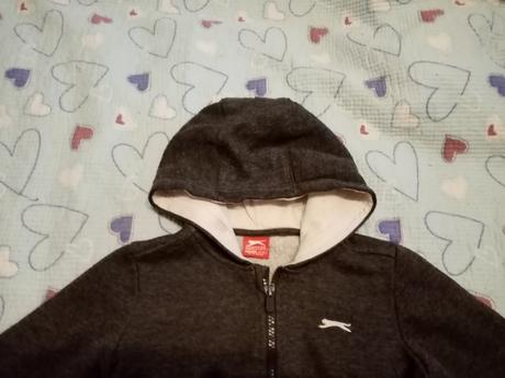 104 šedá mikina s kapucí slazenger, slazenger,104