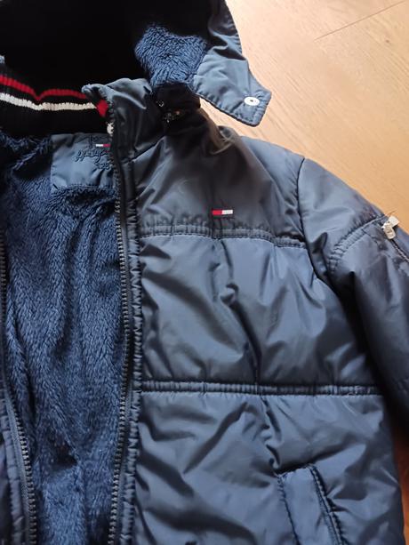 Zimní bundička hilfiger č.128, tommy hilfiger,128