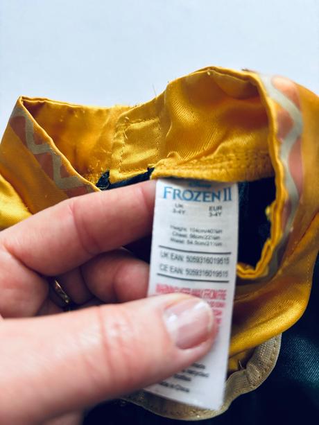 An11/ kostym anna frozen - v.3/4 roky,