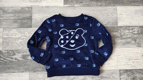 Mikinka sametka medvídek pudsey 80/86, george,80